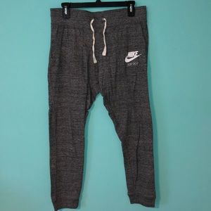 Nike heathered gray joggers